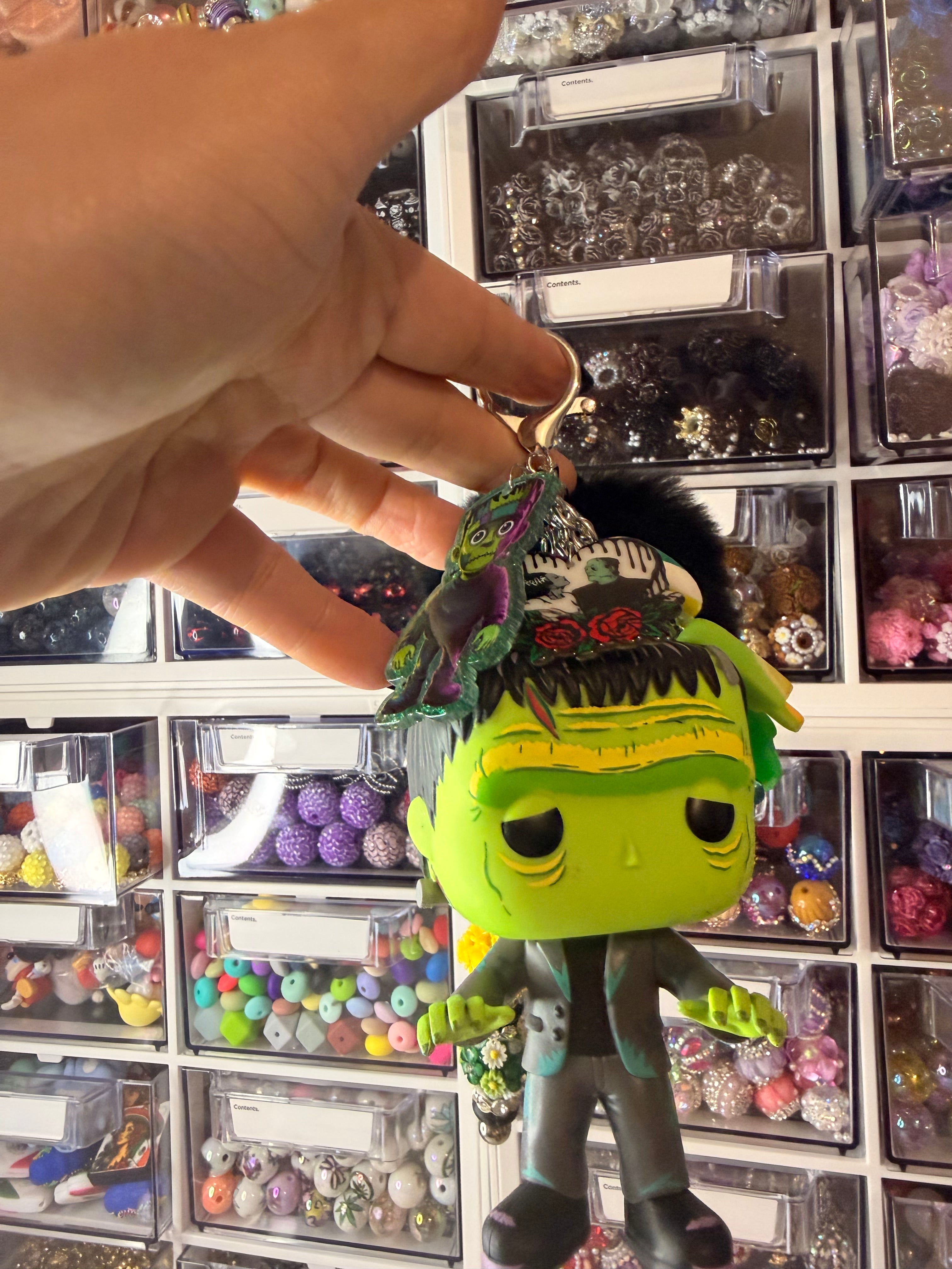 Frankenstein bag charm