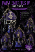 Papa Emeritus IV Inspired Bag Charm 🖤💜